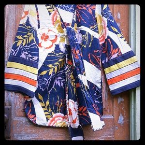 Manoush floral tunic convertible resort top